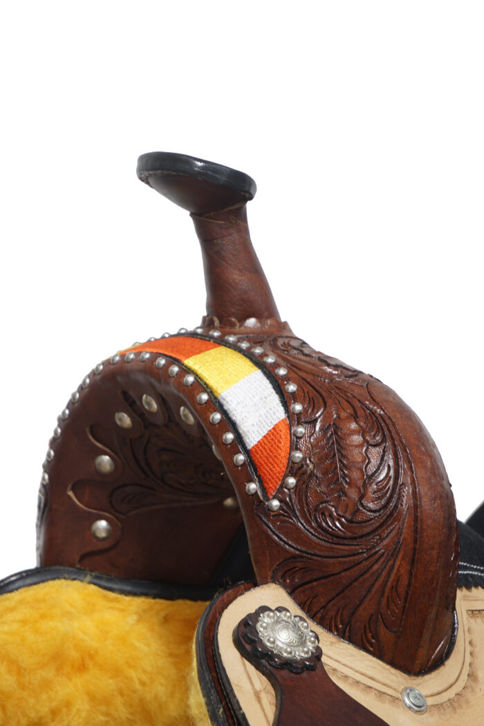 Leather Western Horse Saddle And Tack (Najavo Embroiderey) - Image 3