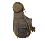Crazy Horse Leather Saddle Bag, For Western Pleasure Trail Horse Saddle Bag. - Image 3
