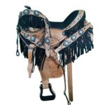Leather Western Horse Saddle And Tack