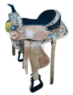 Leather Western Horse Saddle And Tack - Image 2