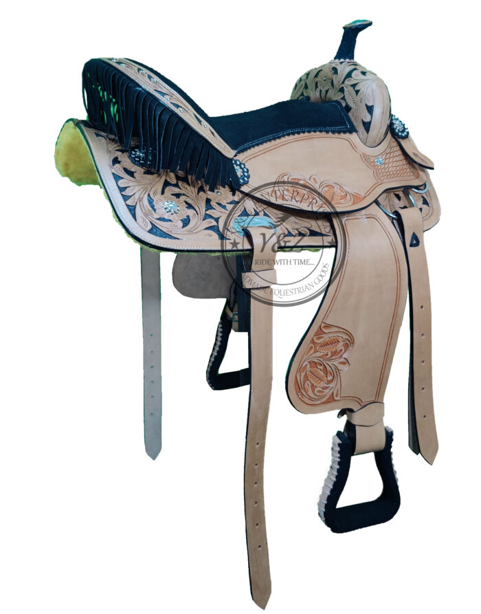 Leather Western Horse Saddle And Tack - Image 4