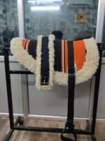 Y&Z Premium Horse Bareback Pad with Stirrups and Girth - Multicolor, Bareback Pad for Comfortable Ride. (Orange) - Image 2
