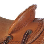 Leather Western Wade Saddle - Image 4